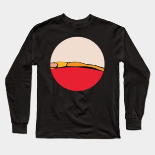 Original abstract modern minimalist design art Long Sleeve T-Shirt